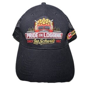 🆕 Vintage “Pride in Logging” Les Schwab Trucker Hat